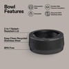 image:imageSTANLEY Pet Bowl  3Cup 24 oz Insulated Stainless Steel Dog amp Cat Bowl  SplashResistant Lid  Dishwasher Safe  BPAFree  Black 20Black 20