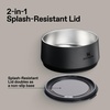 image:imageSTANLEY Pet Bowl  3Cup 24 oz Insulated Stainless Steel Dog amp Cat Bowl  SplashResistant Lid  Dishwasher Safe  BPAFree  Black 20Black 20