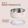 image:imageSTANLEY Pet Bowl  3Cup 24 oz Insulated Stainless Steel Dog amp Cat Bowl  SplashResistant Lid  Dishwasher Safe  BPAFree  Black 20Rose Quartz